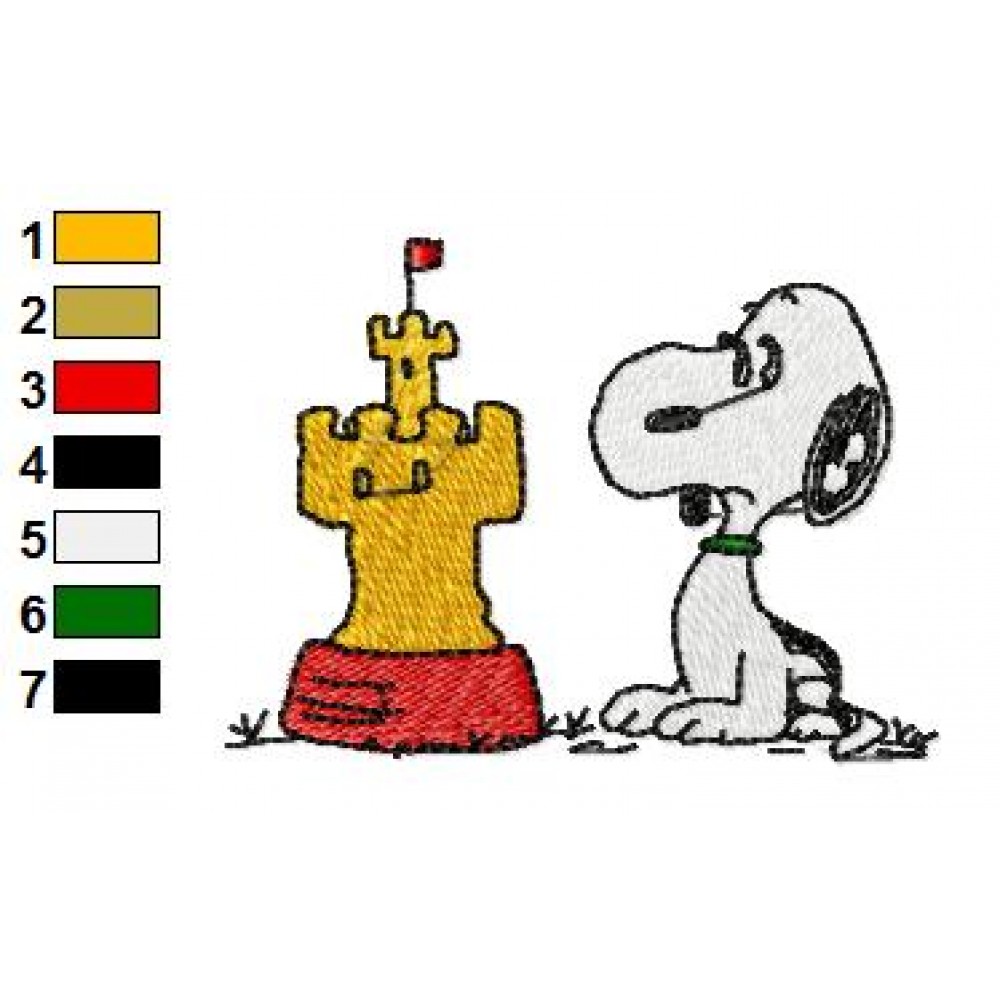 Snoopy 36 Embroidery Design